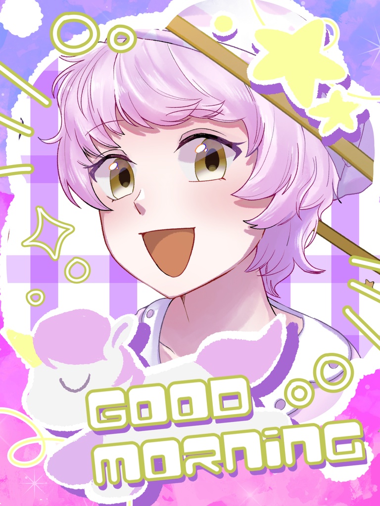 【無料】ゆめごこちおはV素材【IRIAM】