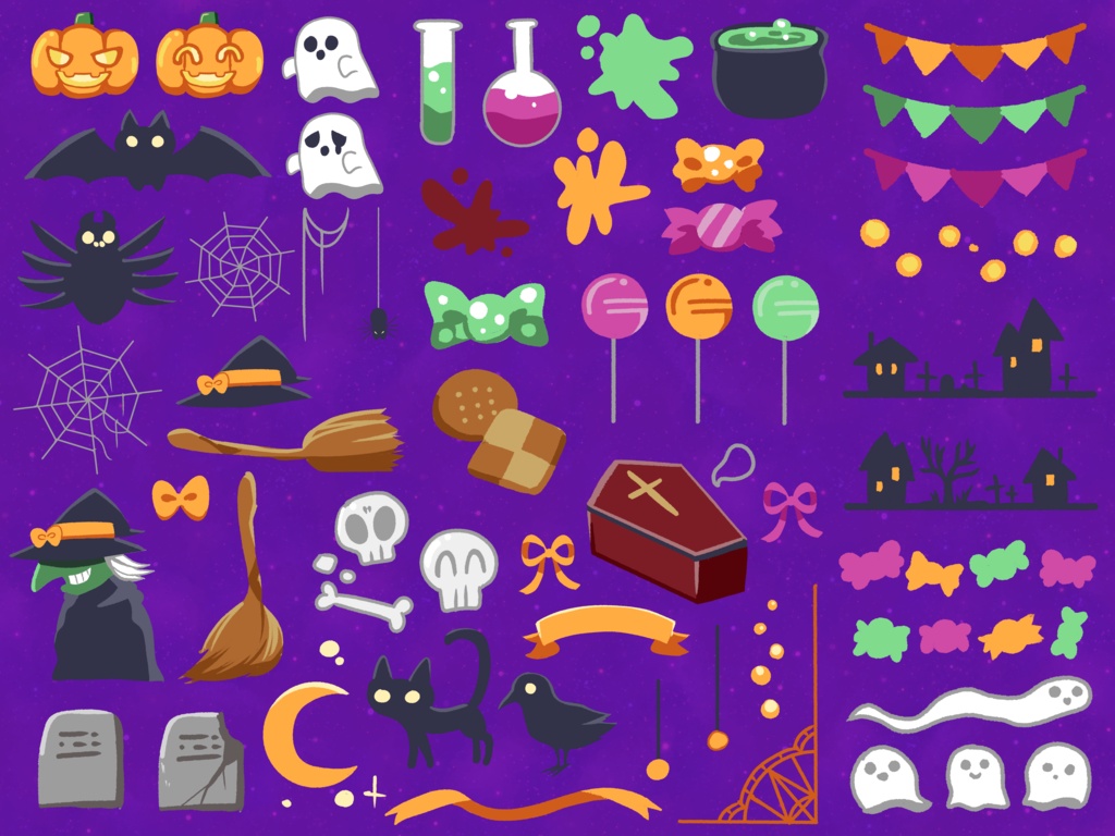 【Vtuber】ハロウィン素材【IRIAM】