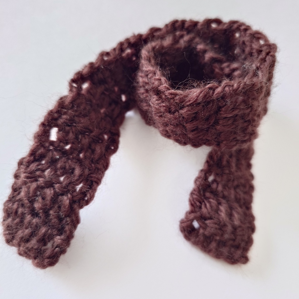 手編みぬいマフラー ロング