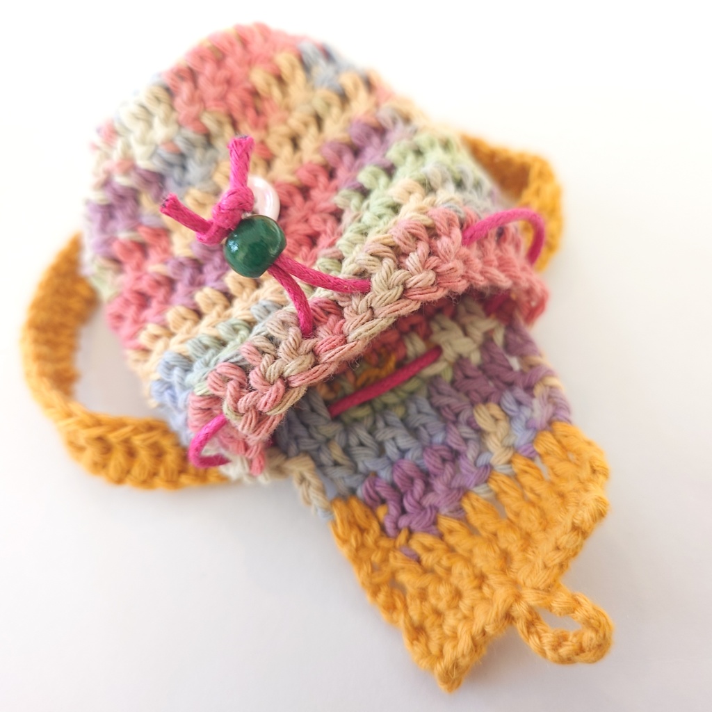 手編みぬいリュック/人偶背包/mochila para muñeca