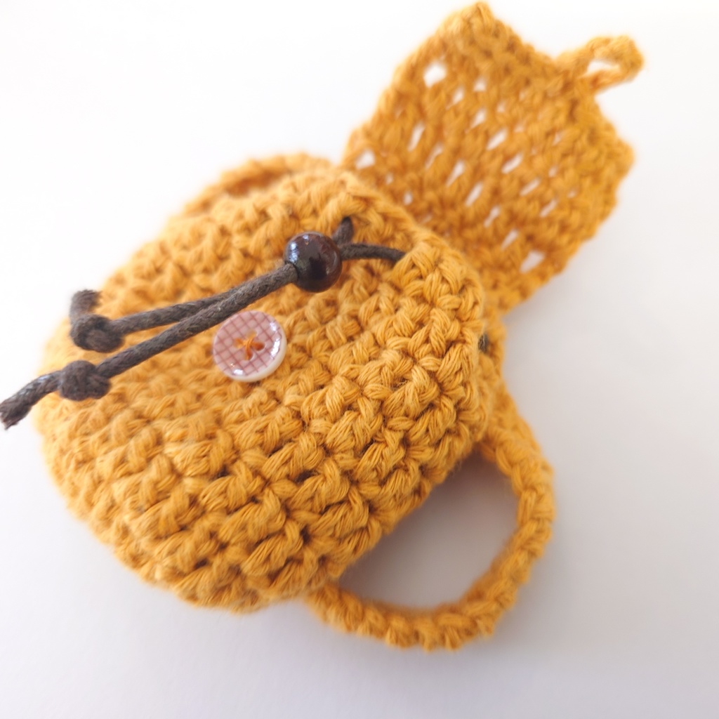 手編みぬいリュック/玩偶背包/mochila para muñecas