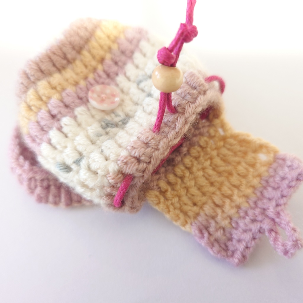 手編みぬいリュック/玩偶背包/mochila para muñecas