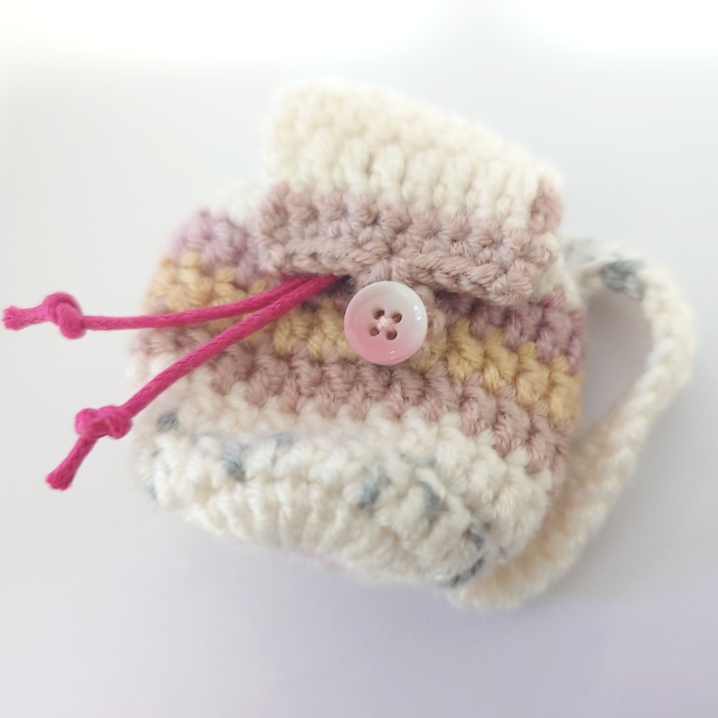 手編みぬいリュック/玩偶背包/mochila para muñecas