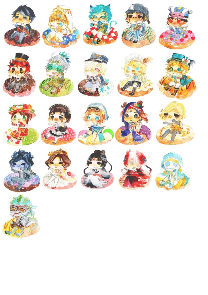 繋がるアクリルチャーム(2着目)