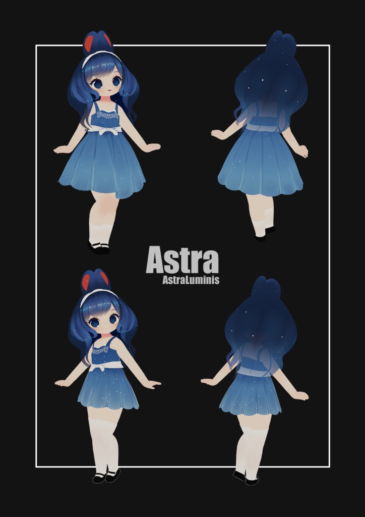 オリジナル3Dモデル rabbit loli【Astra】