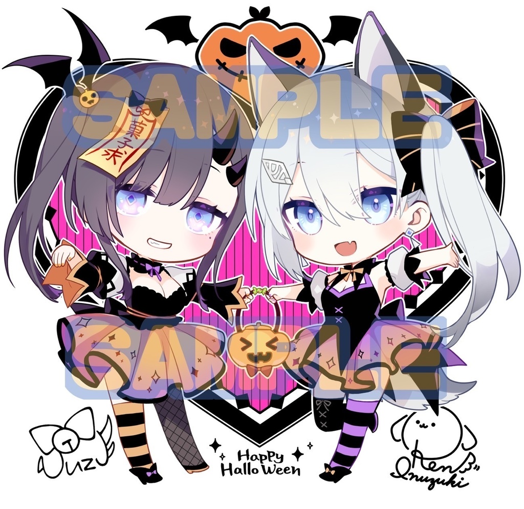 【ﾊﾛｳｨﾝ限定ｺﾗﾎﾞｸﾞｯｽﾞ】彷徨鈴＆戌月れん【ｱｸﾘﾙｷｰﾎﾙﾀﾞｰ】