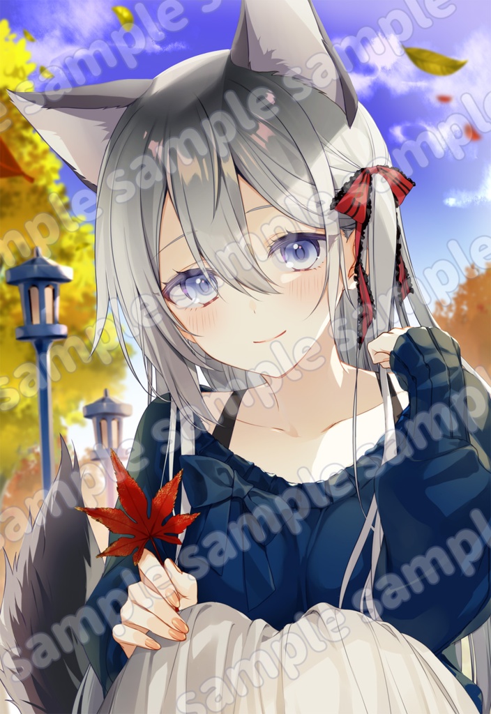 2022年戌月れんポストカードSet　単品