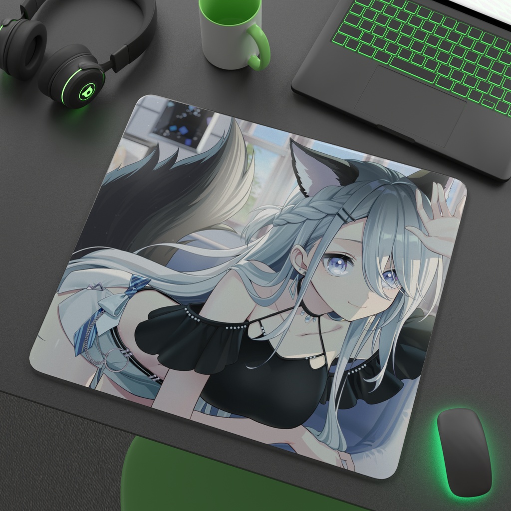 ガラスマウスパッド