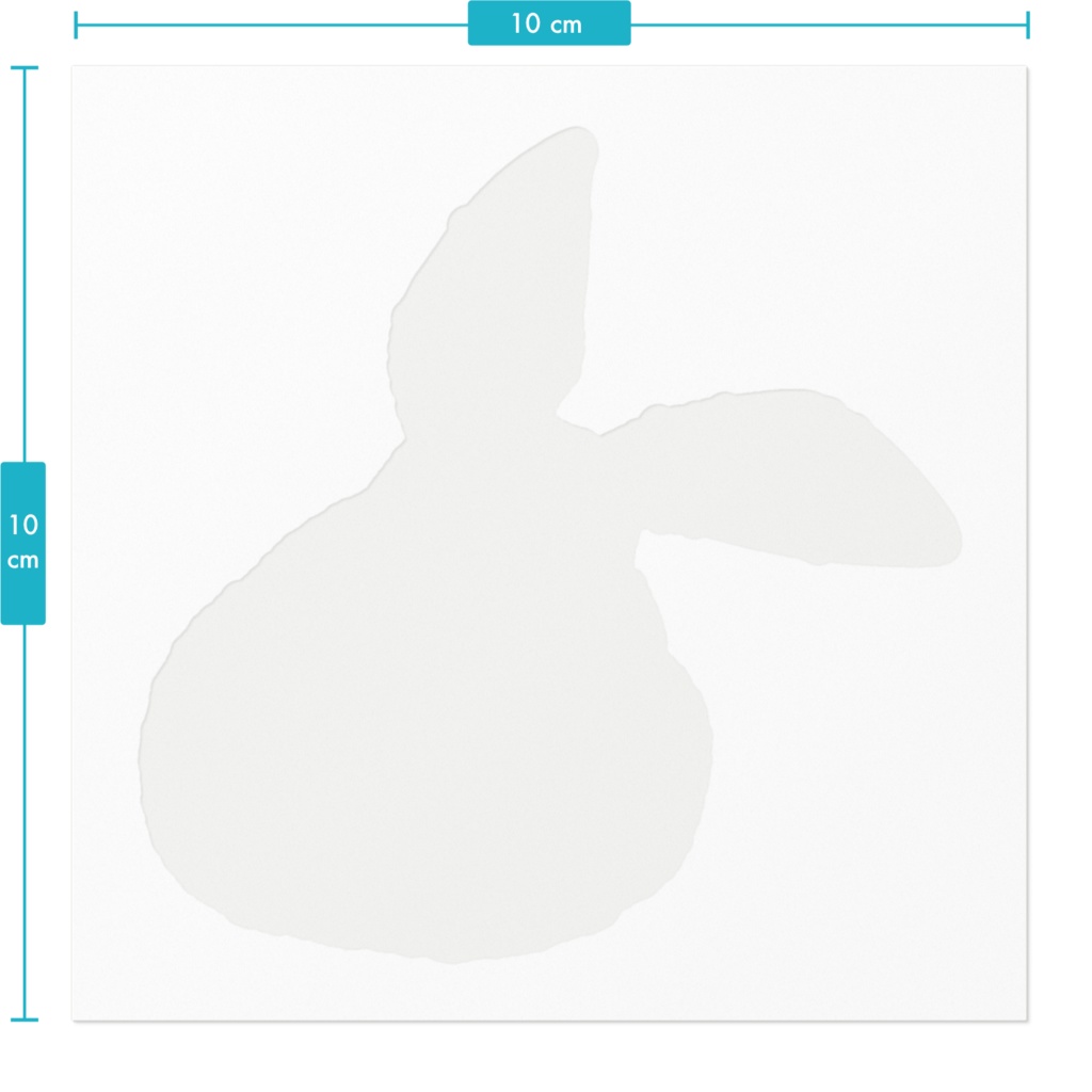 しらきうさぎステッカー