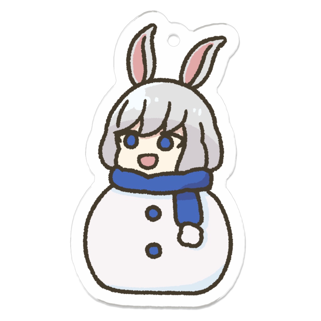 雪だるましらき(青)