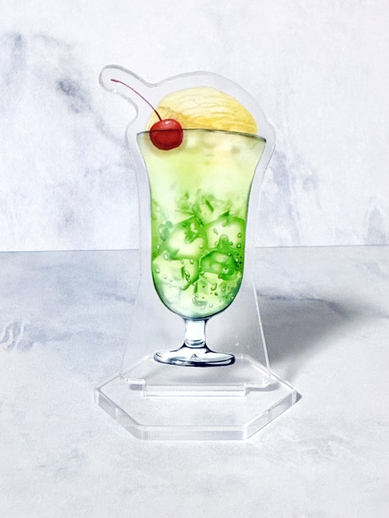 AK-06 アクリルスタンド　クリームソーダ