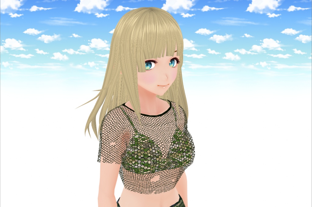 【VRoid用】迷彩柄キャンパーテクスチャセット(VRoid β版と正式版用を同梱)