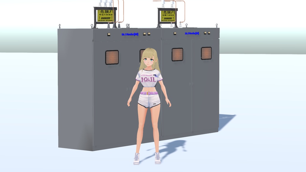 中波・短波業務局用無線送信機(3Dモデル)