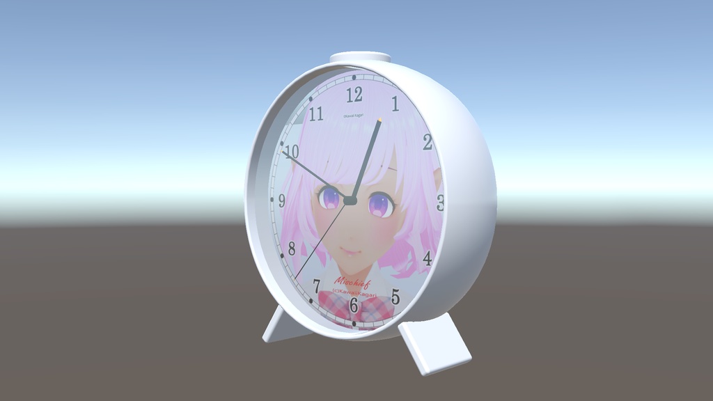 アナログ置き時計 Unity Project