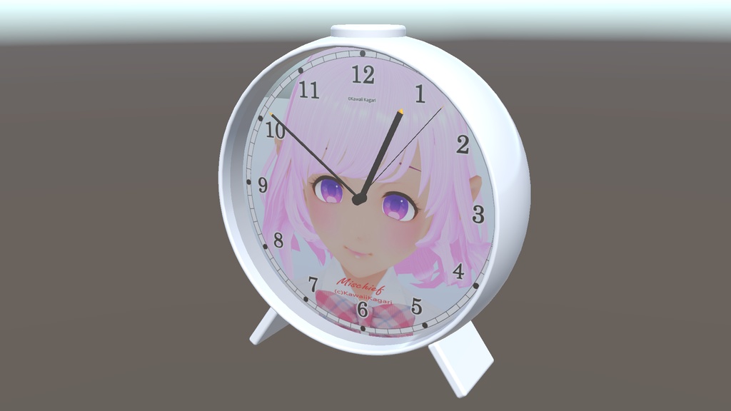 アナログ置き時計 Unity Project