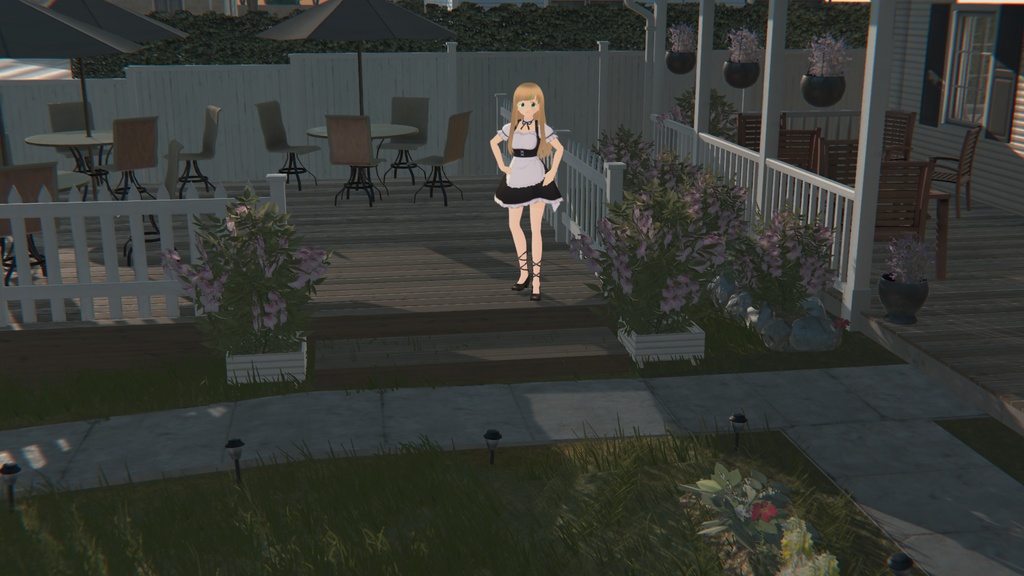 「VWorld」用建築設定ファイル「Cafe Terrace」