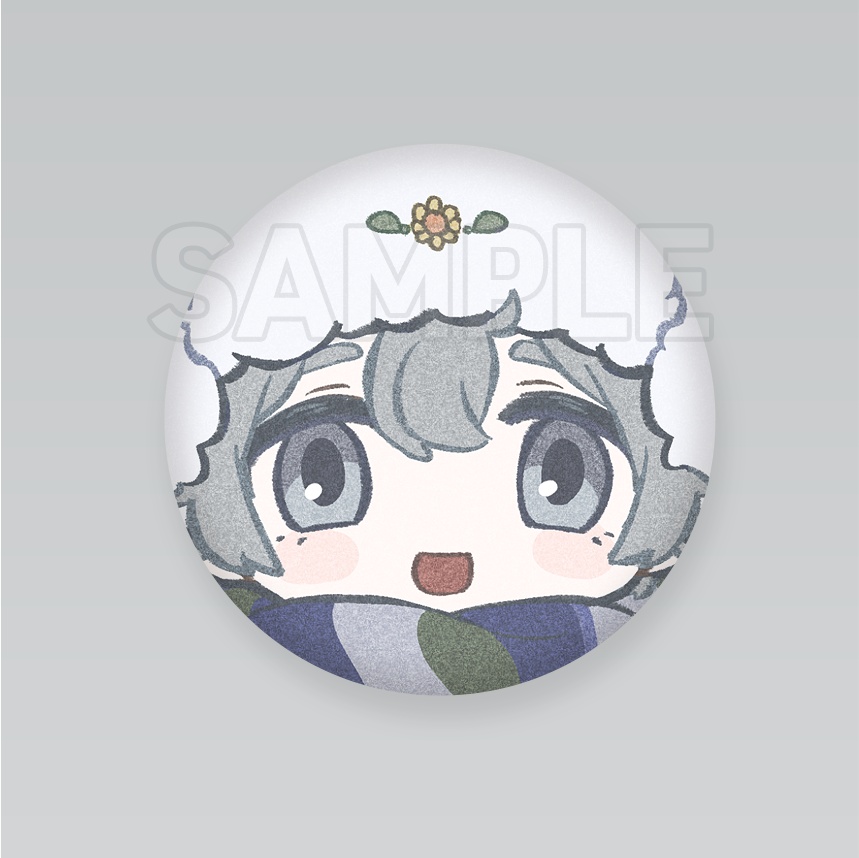 ふわふわバッジ（アヴグスト）