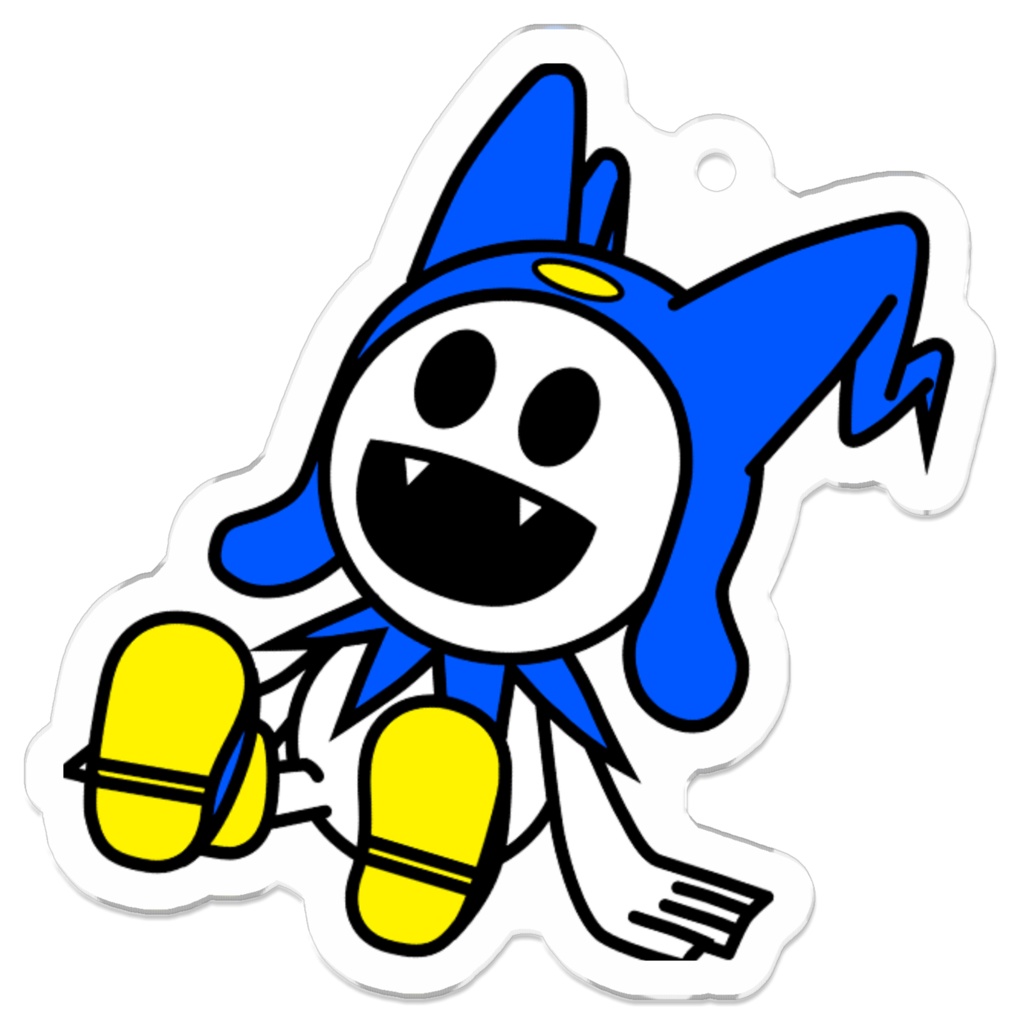 おすわりフロストアクリルキーホルダー