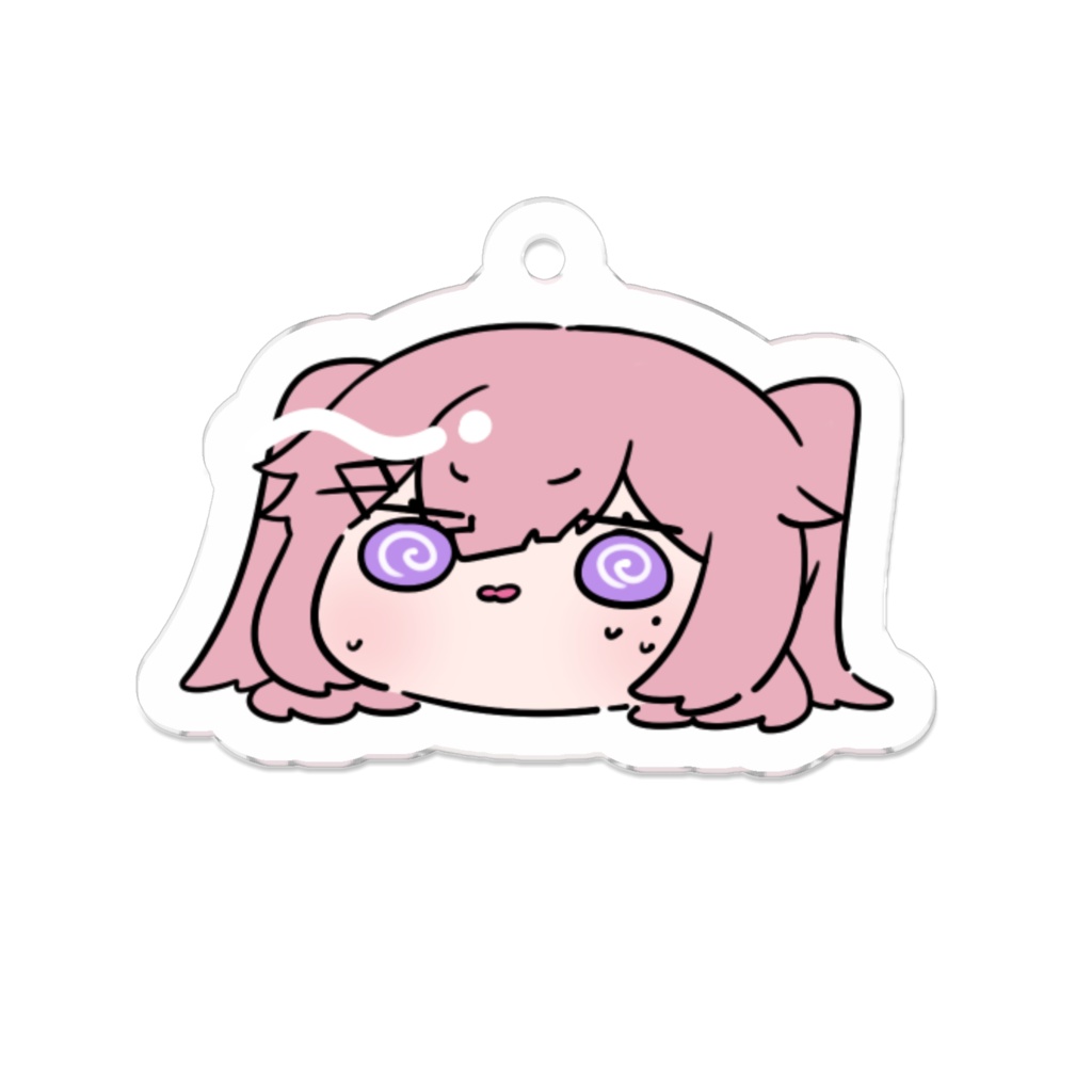 もちネム(ぐるぐる)アクリルキーホルダー