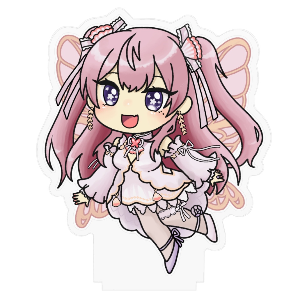 妖精ちびネムリコ アクリルスタンド10*10cm