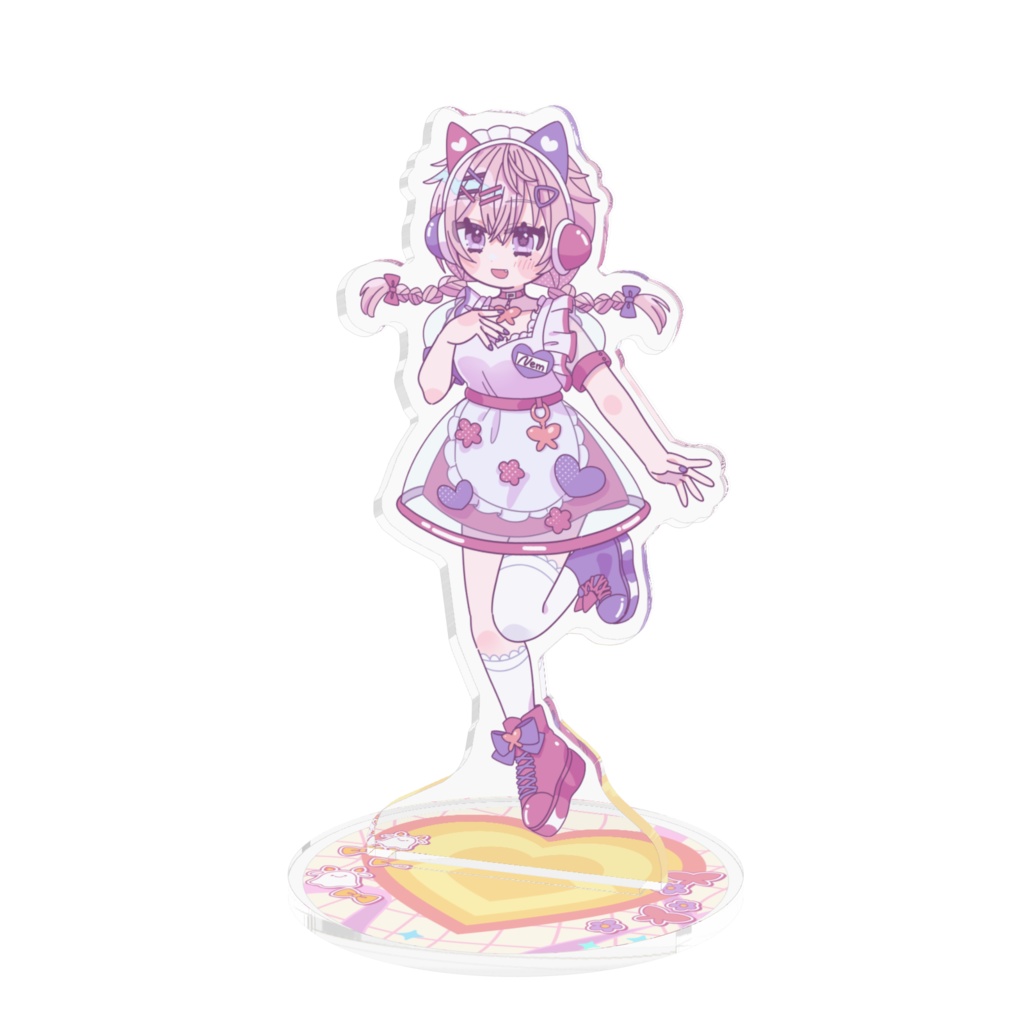 ともねむハッピーシンセサイザ公開記念　個別アクリルスタンド：ネムリコ（サイズ2種）