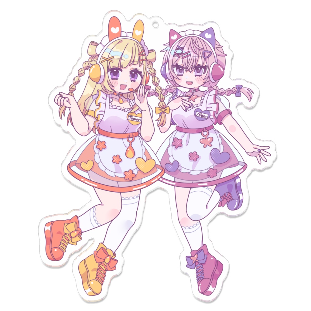 ともねむハッピーシンセサイザ公開記念　なかよしアクリルキーホルダー