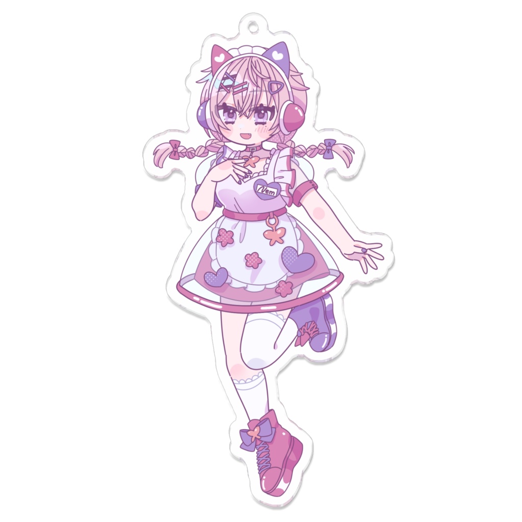 ともねむハッピーシンセサイザ公開記念 個別アクリルキーホルダー:ネムリコ