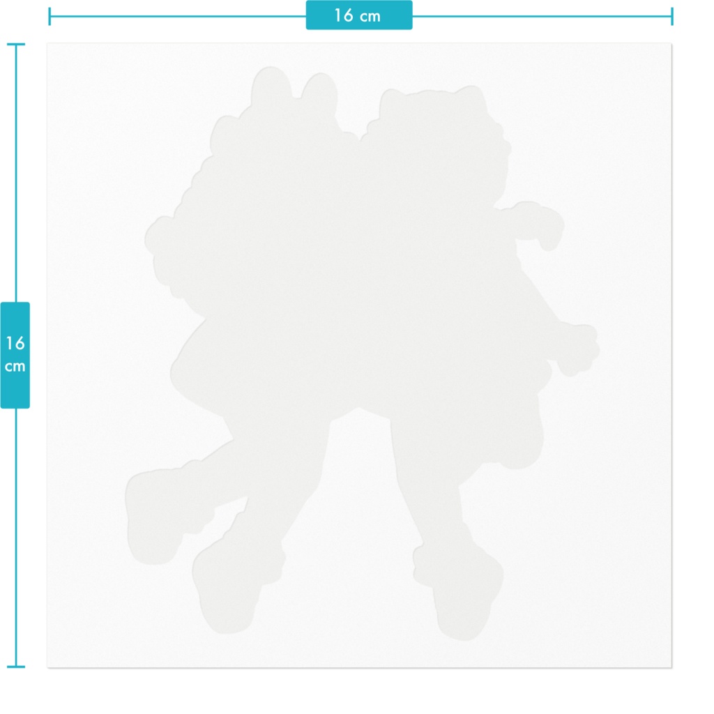 ともねむハッピーシンセサイザ公開記念 なかよしステッカー(サイズ2種)