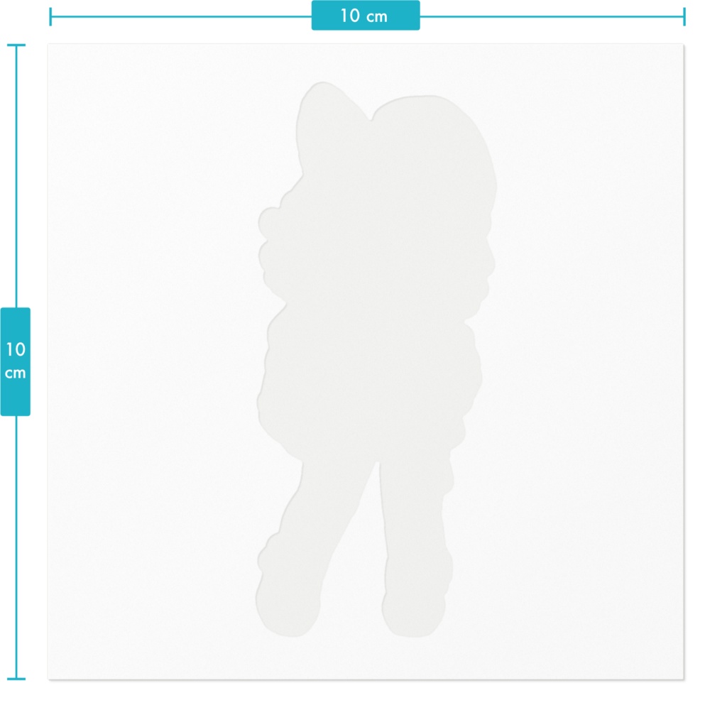 【DONUT HOLE】猫小シアン ステッカー(100*100mm)