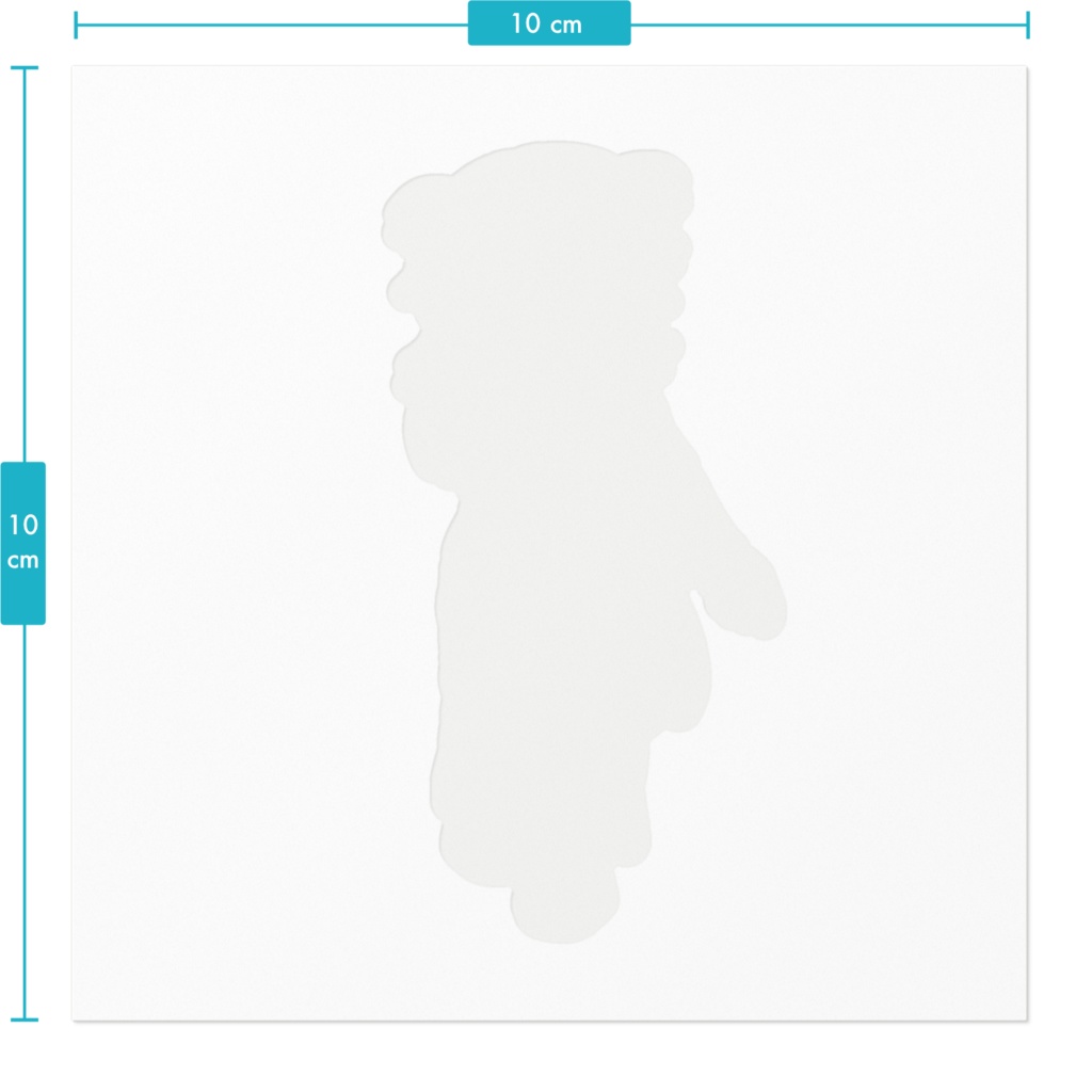 【DONUT HOLE】ネムリコ ステッカー(100*100mm)