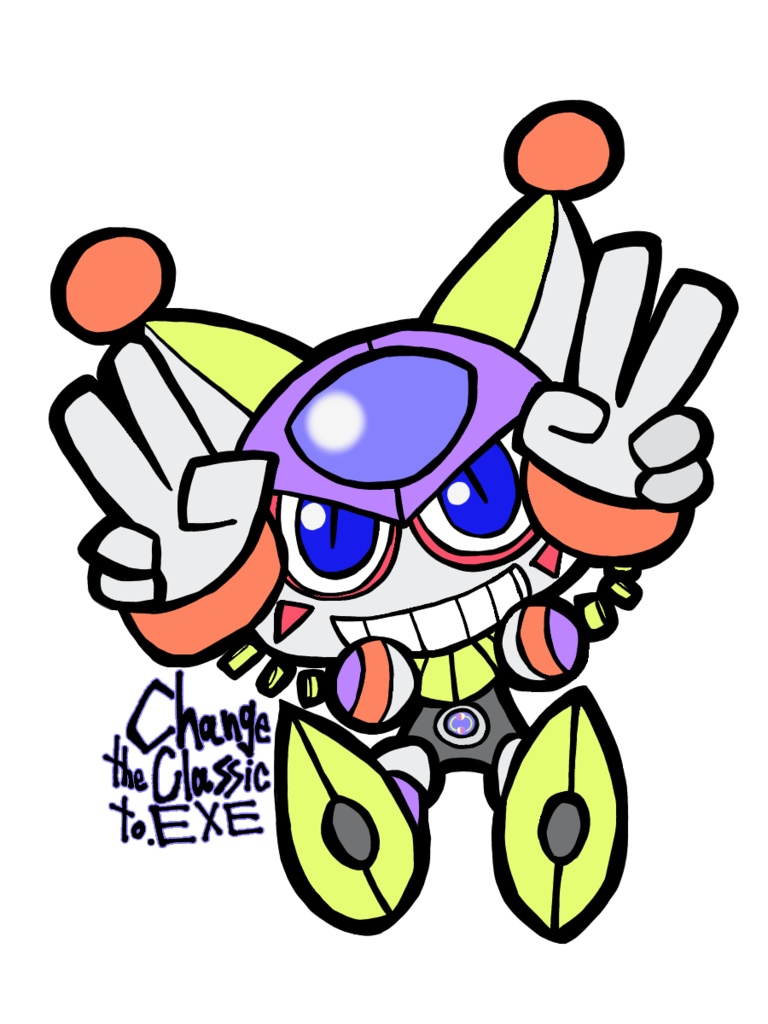 Change the Classic to .EXE!! (クラウンマンエグゼ/アクキー)