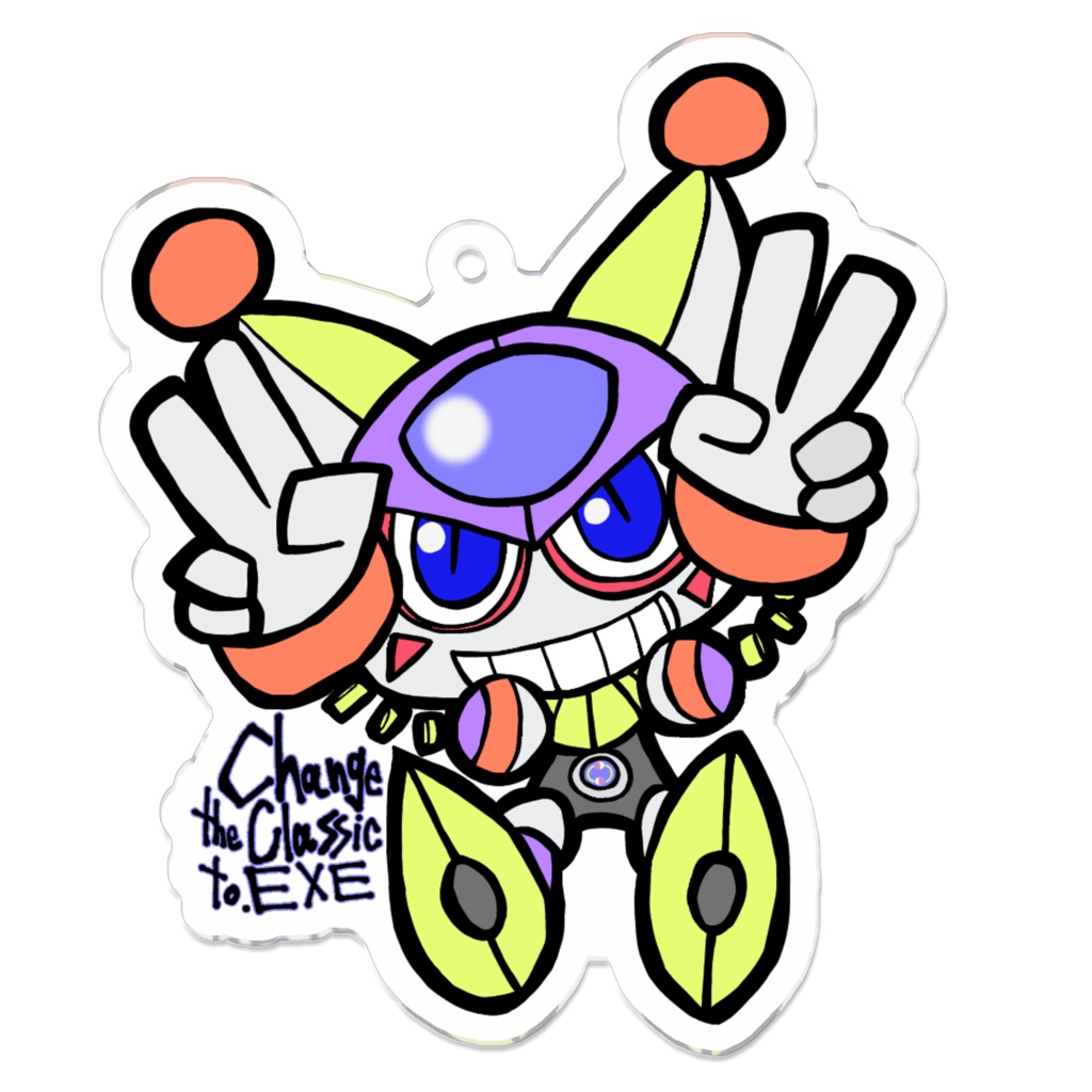 Change the Classic to .EXE!! (クラウンマンエグゼ/アクキー)