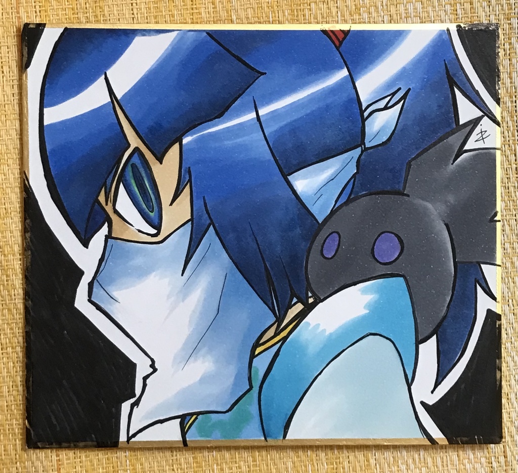 璃遊姫/G中毒ミニ色紙