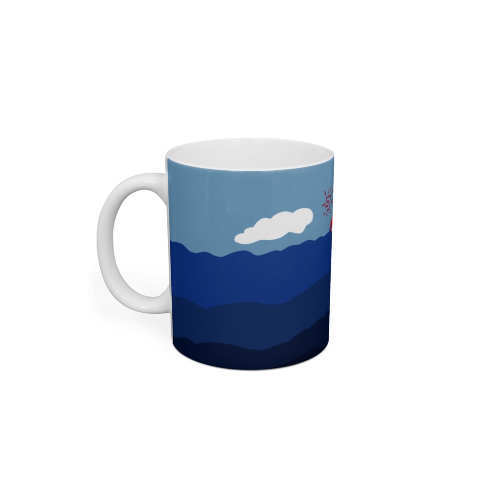 マグカップ 胡麻団子(海)/サイアクノカタマリ