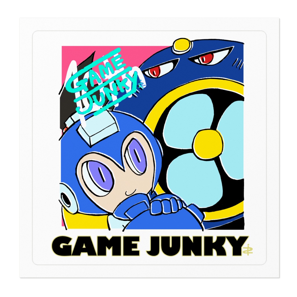 エアー君となんごく(ロックver.)/G中毒ステッカー