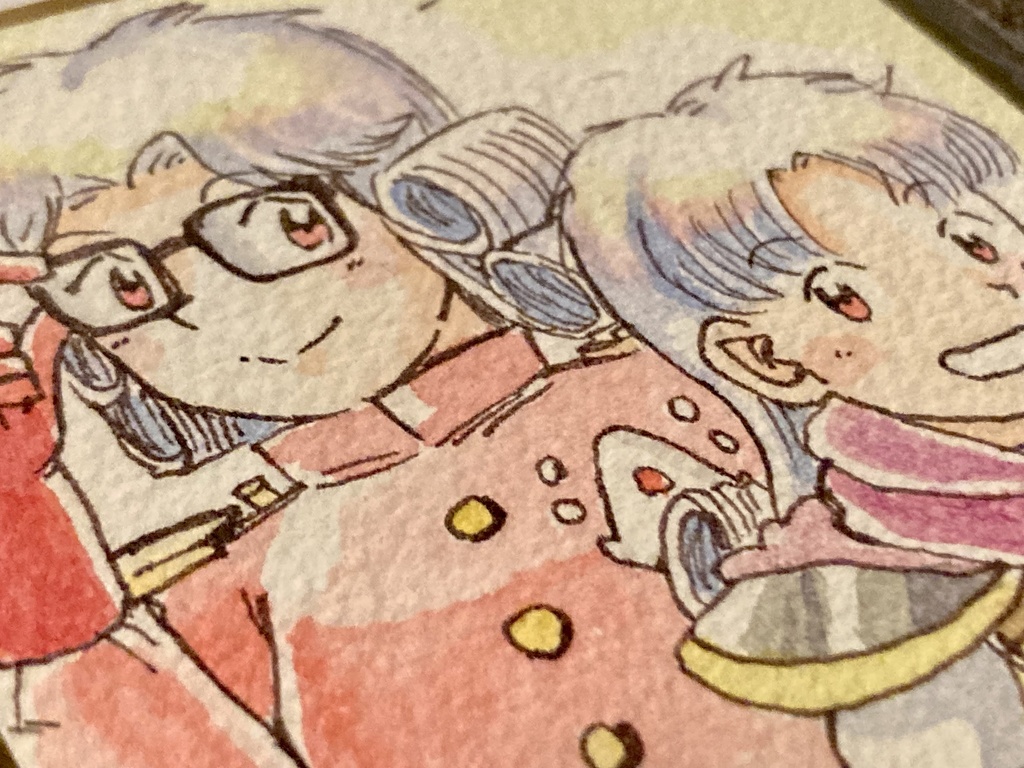 【直筆イラスト】手のひらの冒険【リクエストOK】