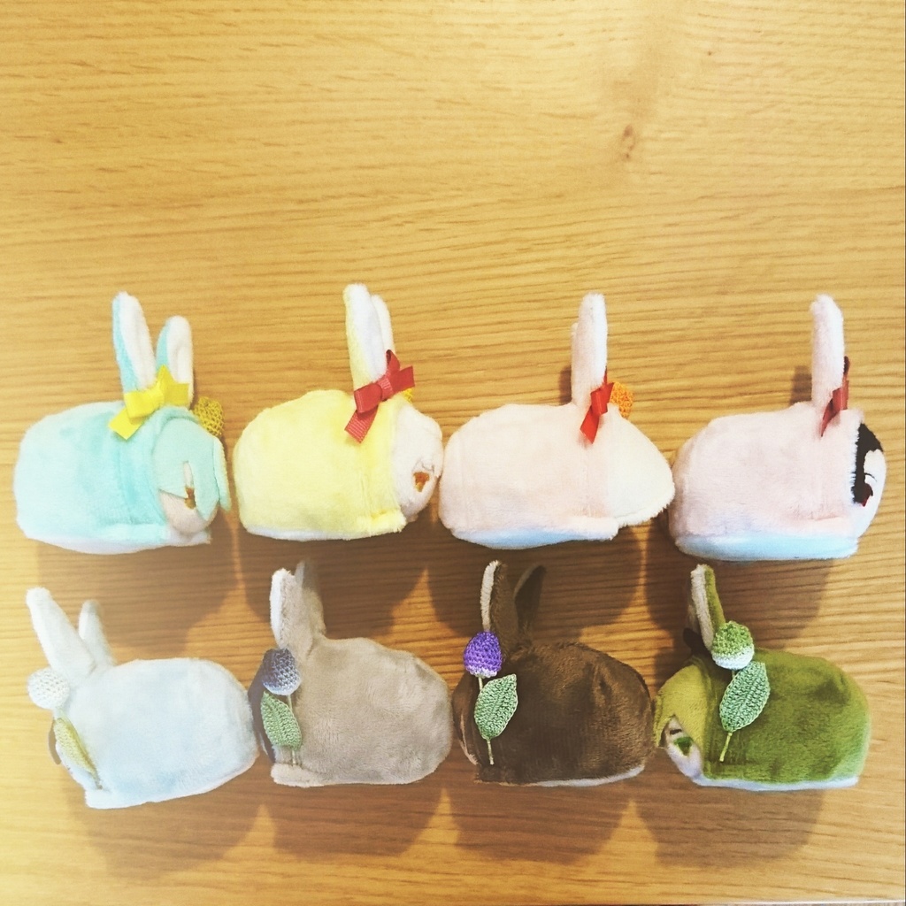 もちマス きぐるみ お花のミニうさぎ