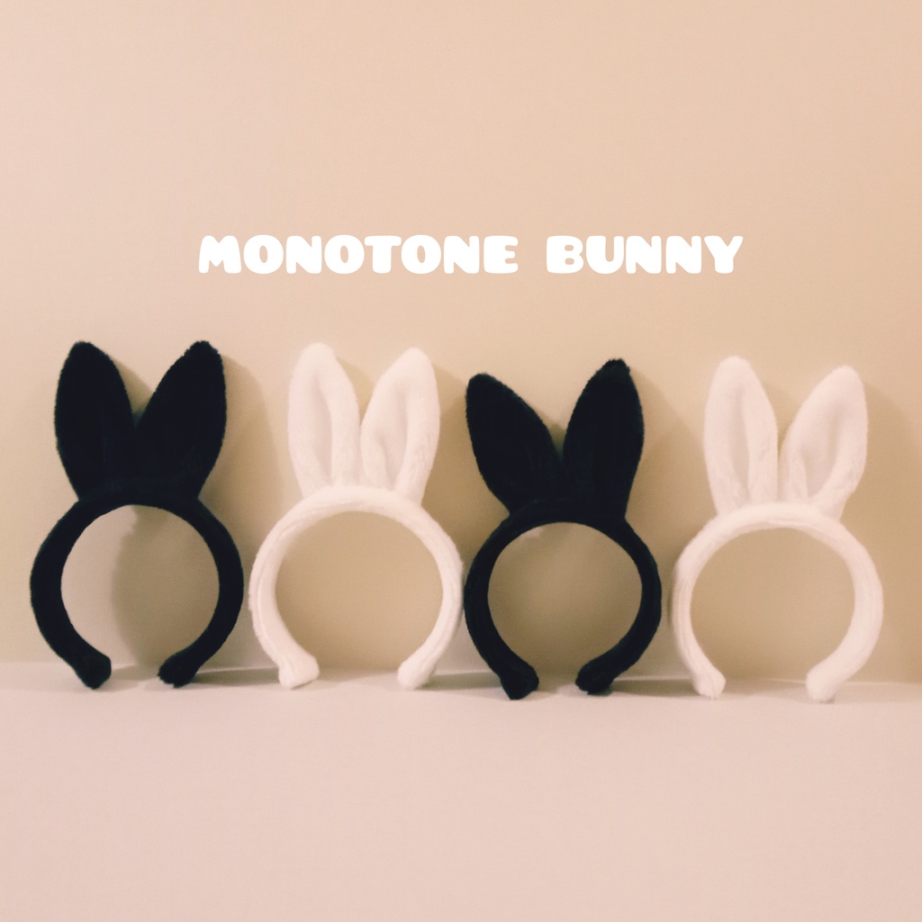 バニーちゃんカチューシャ MONOTONE