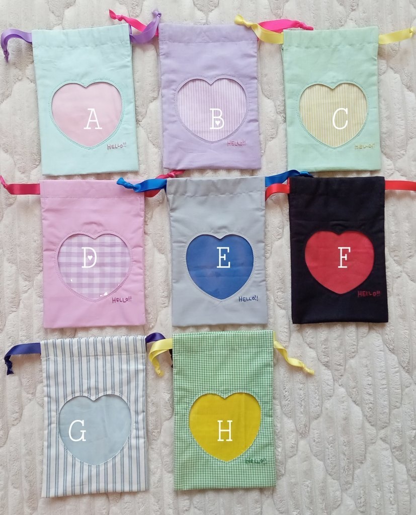 HELLO !! ぬい巾着 通常サイズ