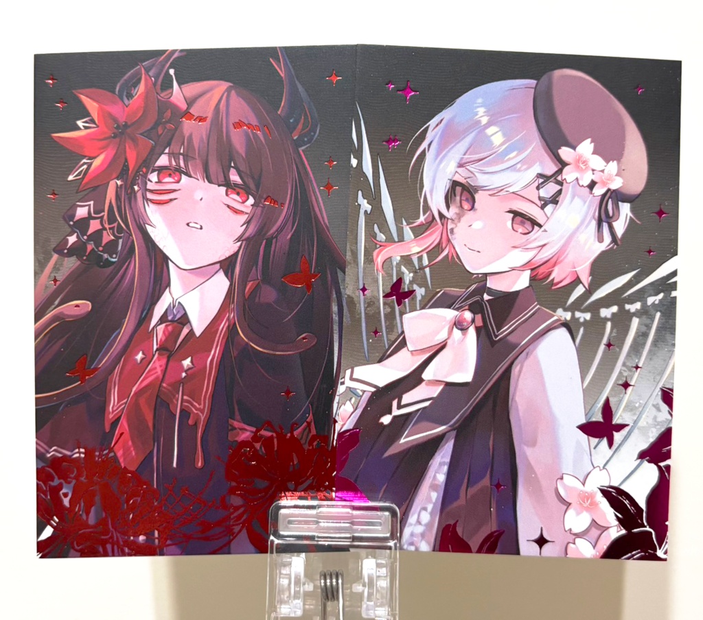 【ネタバレ注意】ヒロ&エマ魔女化箔押しカード
