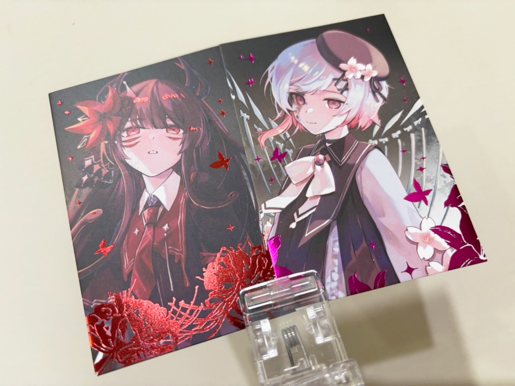 【ネタバレ注意】ヒロ&エマ魔女化箔押しカード