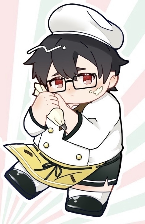 アクリルスタンドキーホルダー（2way)パティシエ服　相模