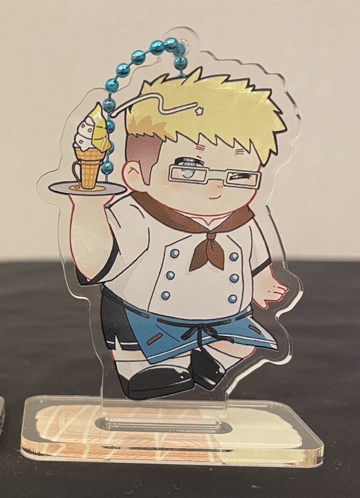 アクリルスタンドキーホルダー(2way)パティシエ服 加賀