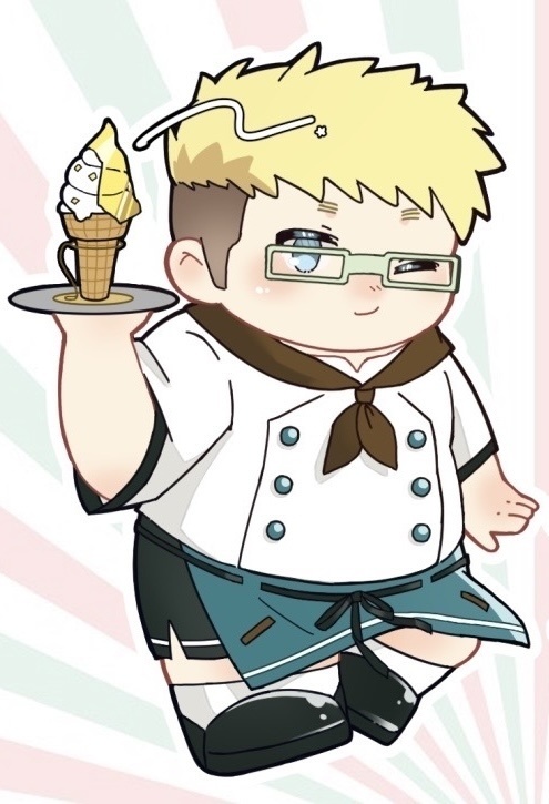 アクリルスタンドキーホルダー(2way)パティシエ服 加賀