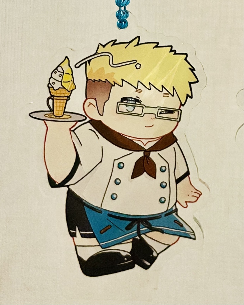 アクリルスタンドキーホルダー(2way)パティシエ服 加賀