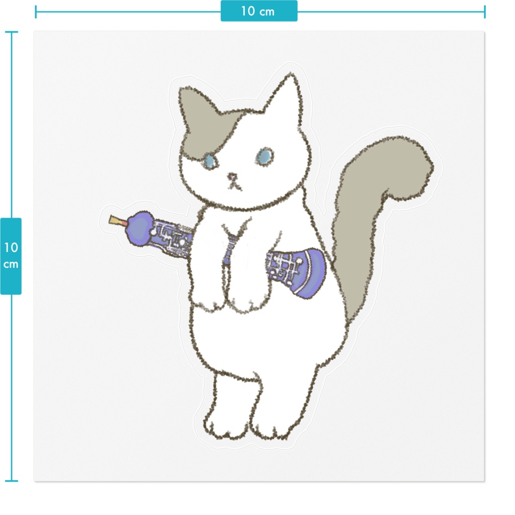 楽器ねこオーボエsticker