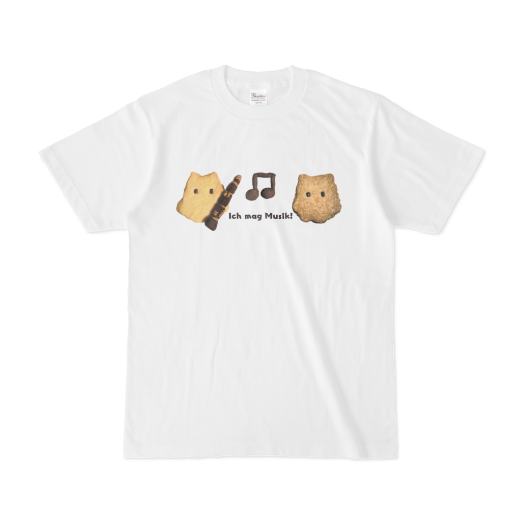 HalloweenクッキーおばけのにゃーTシャツＦ