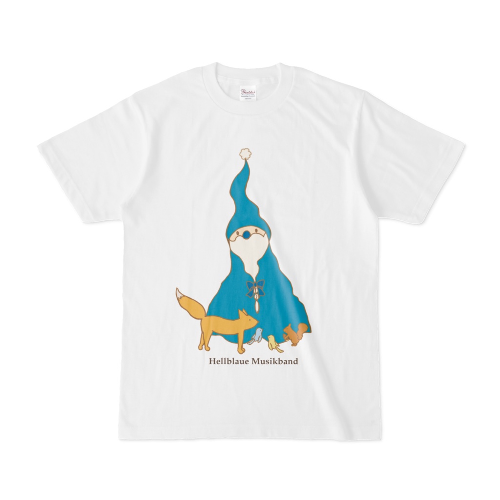 Weihnachtsmorgenコラボ企画水色ひげの妖精さんのTシャツ