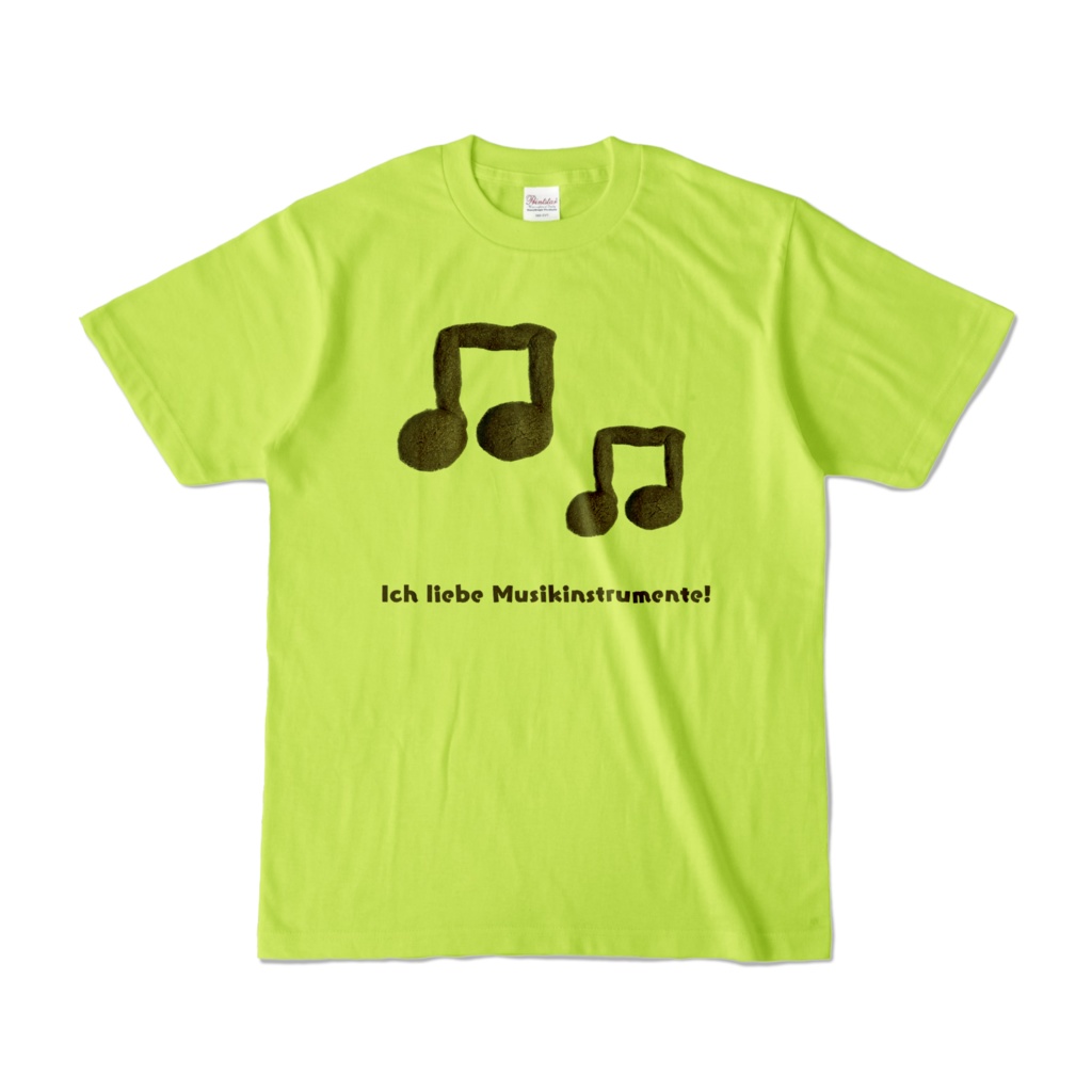 HalloweenクッキーおんぷTシャツ（黄緑）