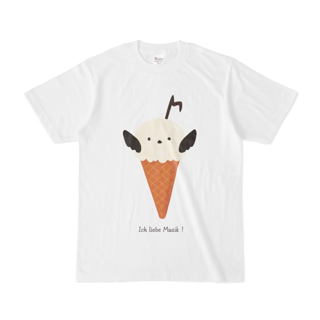 音符アイスTシャツシマエナガ